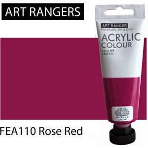 Акрилова фарба "Rose red" пласт туб, 75мл, FEA110--KR50 фото в интернет магазине канц орг