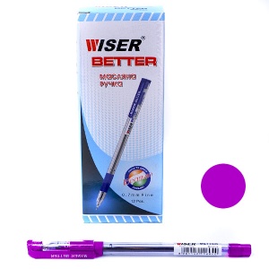  Ручка масляна Wiser "Better" 0,7мм фіолетова--SH253 фото в интернет магазине канц орг