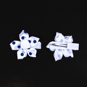  Заколка-уточка біла квітка в горошок 539 фото в интернет магазине канц орг